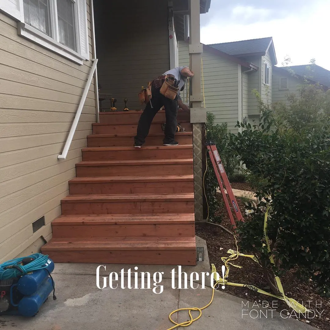 Stairs & Entry project in Healdsburg by Soulié Construction — photo 3