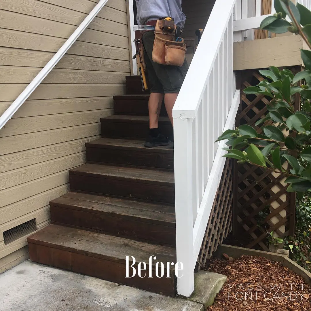 Stairs & Entry project in Healdsburg by Soulié Construction — photo 4