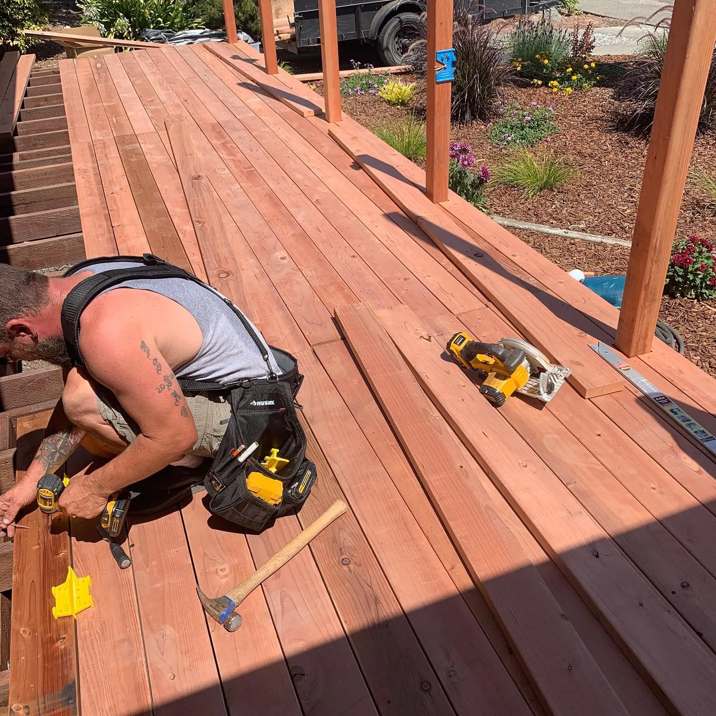 Deck project in Petaluma by Soulié Construction — photo 4