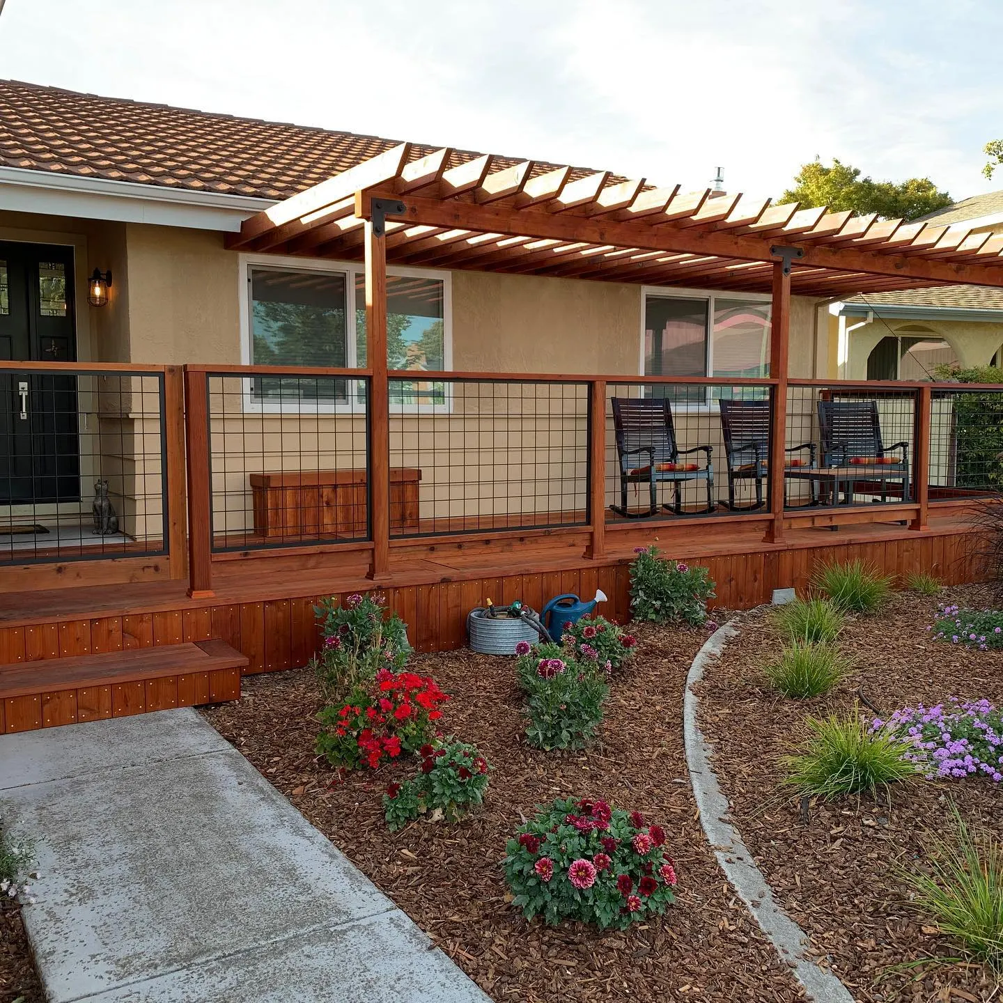 Redwood Deck project in Petaluma by Soulié Construction — photo 5
