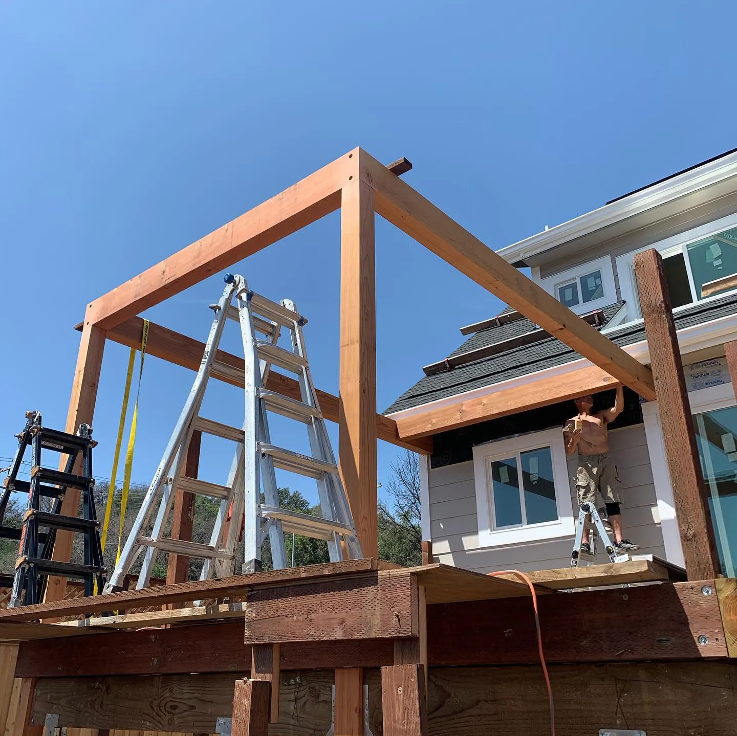 Pergola project in Santa Rosa by Soulié Construction — photo 2