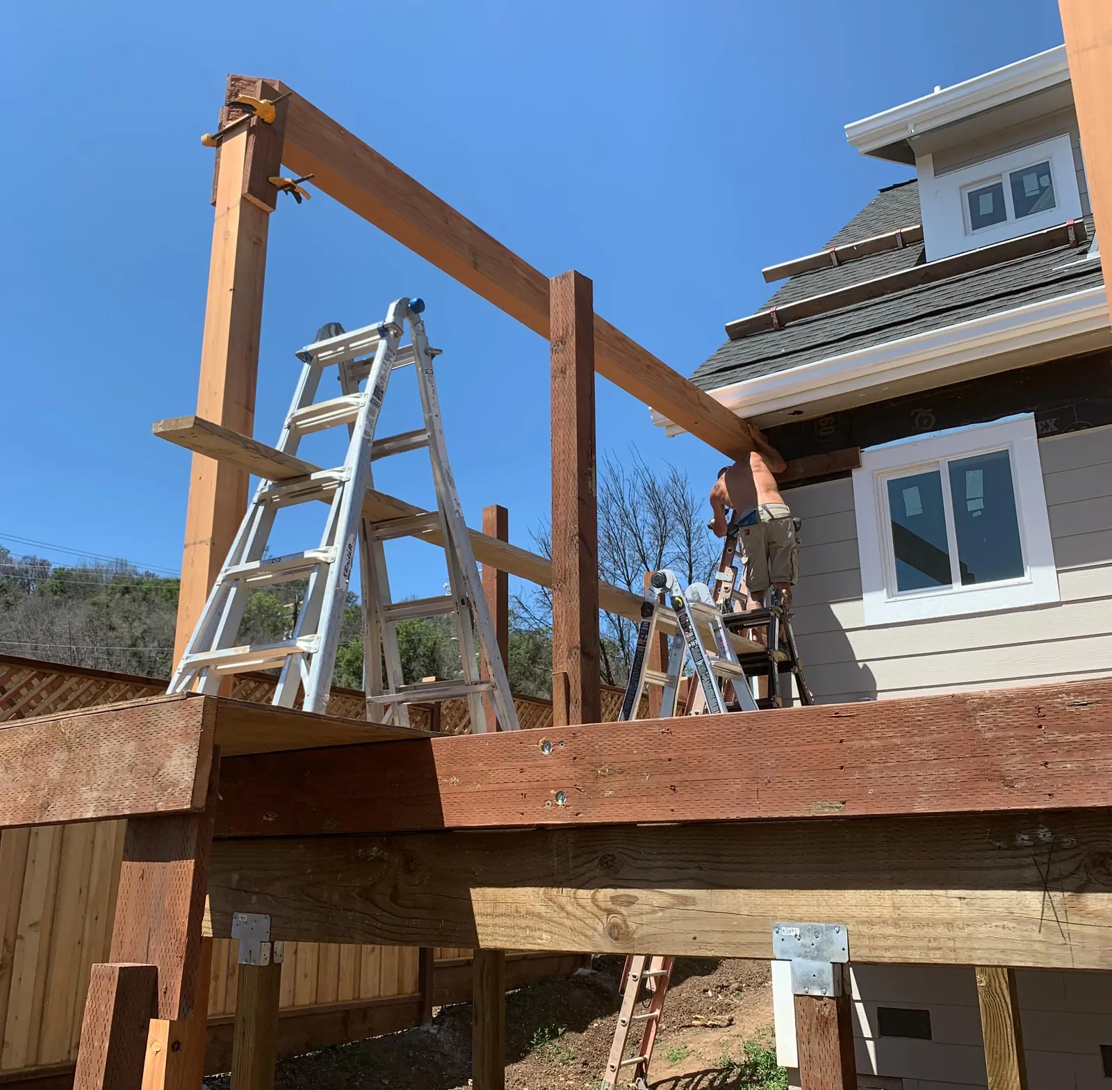 Pergola project in Santa Rosa by Soulié Construction — photo 4