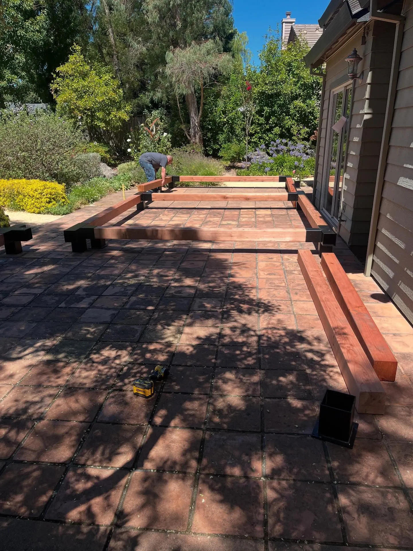 Pergola project in Sonoma by Soulié Construction — photo 3