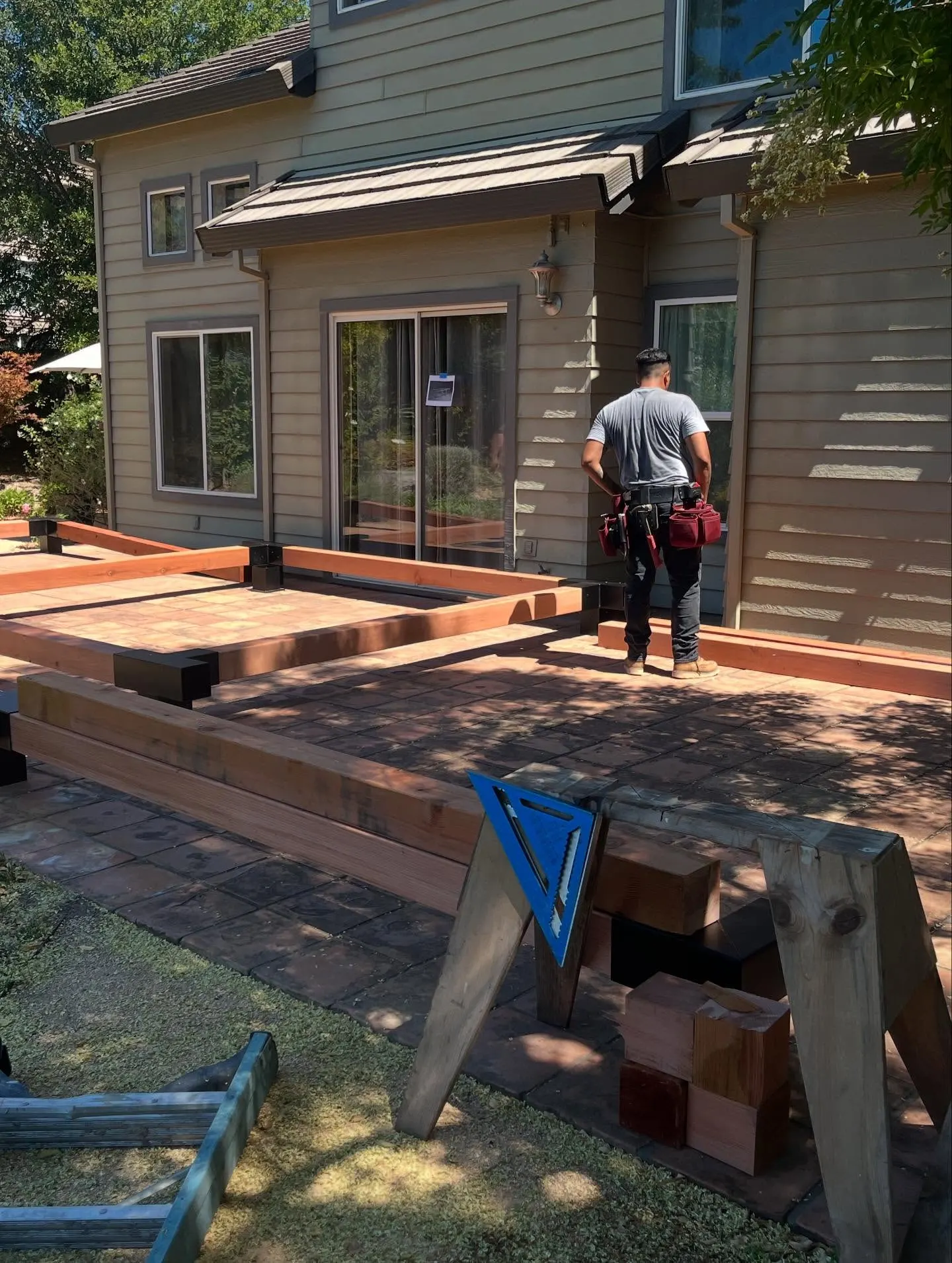 Pergola project in Sonoma by Soulié Construction — photo 4